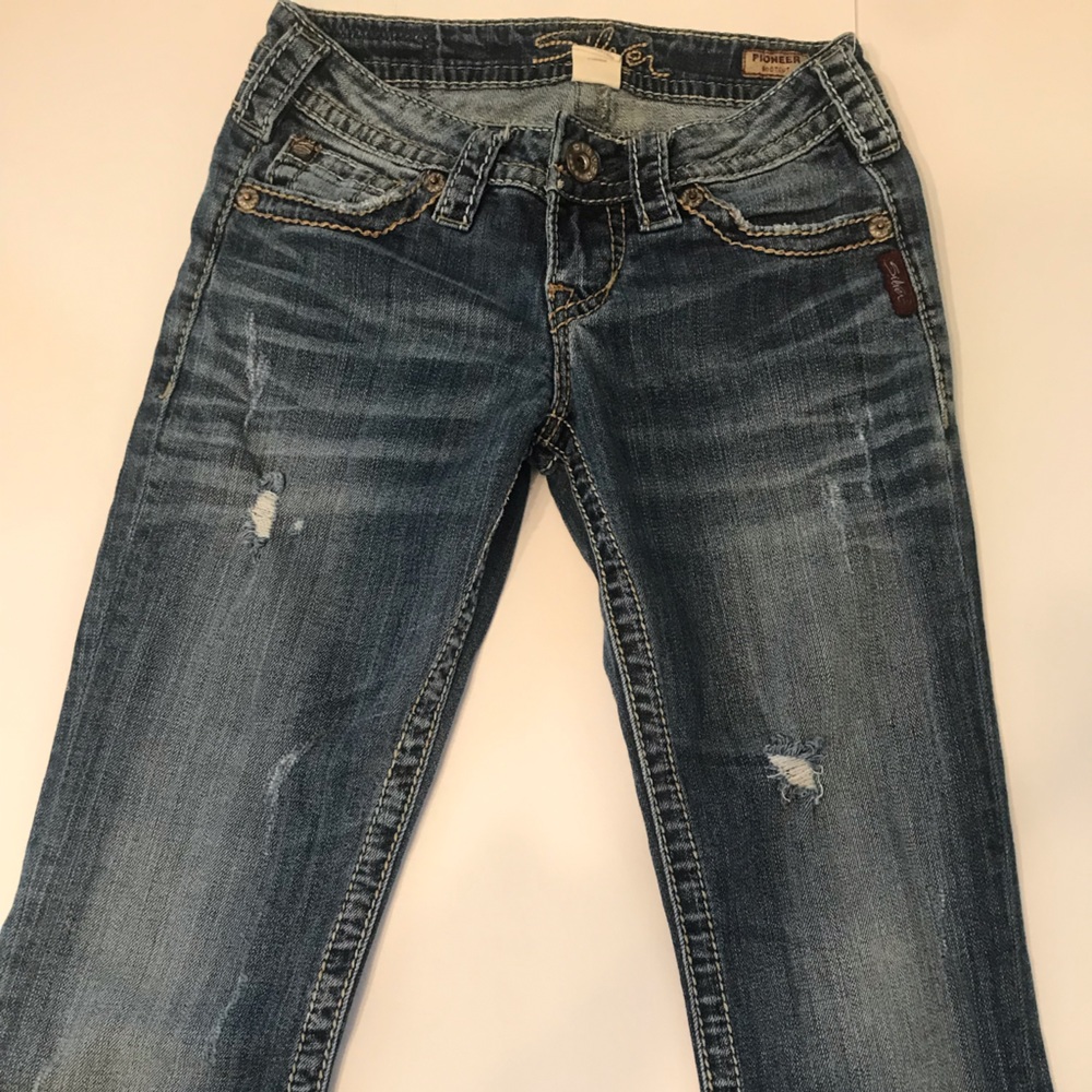 Silver jeans size 23 gently used in excellent condition - Picture 2 of 6